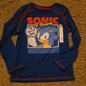 Kohl's Blue Sonic Long Sleeve Tee